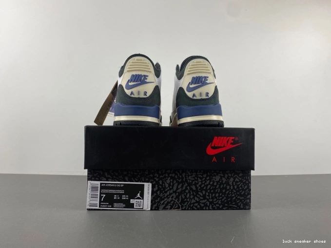 Reps LUCY A Maniere 3 Diffused Ma x Air OG HV8571-100 Blue Jordan SP 0709